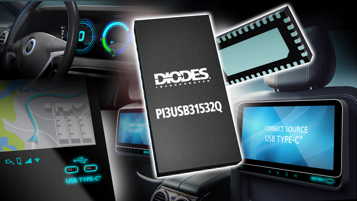 We’re continuing to work to improve the automotive experience with today’s introduction of the PI3USB31532Q, a 10Gbps automotive-compliant* crossbar switch that brings extra convenience and performance to state-of-the-art in-car connectivity. Hitting the sweet spot of high