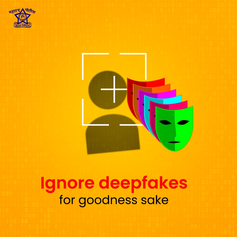 Stay Vigilant: Combatting Deepfakes 'Alert! Watch out for deepfakes and fraudulent content meant to deceive. Report any suspicious videos or audios to the nearest police station promptly. #NoFakeNews #DeepFake