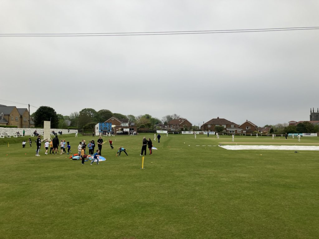 Another busy evening at Tofts road , first All Stars session of the season done, U-9’s underway and U-13 v Horsforth Hall Park at the far side of the ground. Great to see new and old players and families back playing cricket #junorsaints