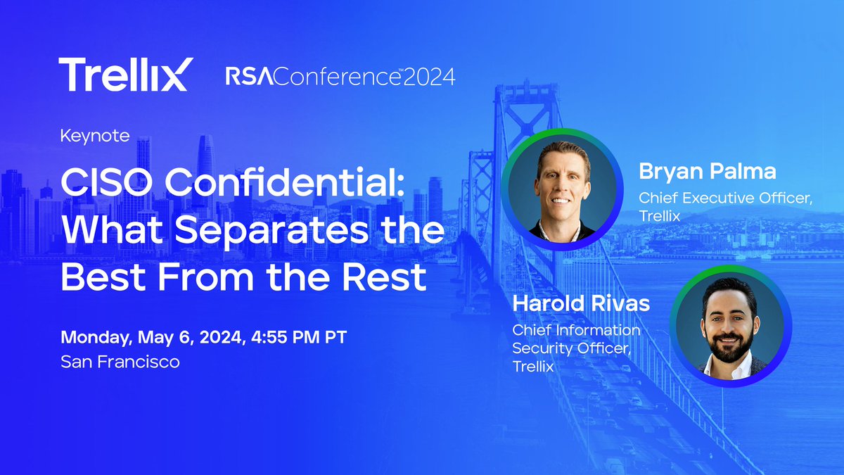 Don’t leave a blank space in your CISO abilities — catch @HaroldRivasUS and me on the main stage at #RSAC in just two days to break down the CISO archetype and unlock the impact of leadership talent on cyber resiliency. bit.ly/3PnlPJg