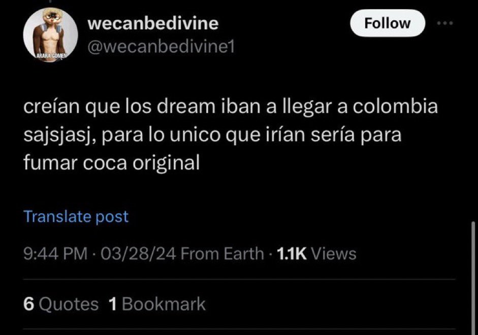 bueno la hipocresía 🙂‍↕️ solo es xenofobia cuando se habla de Perú? o como es la vuelta? no entiendo