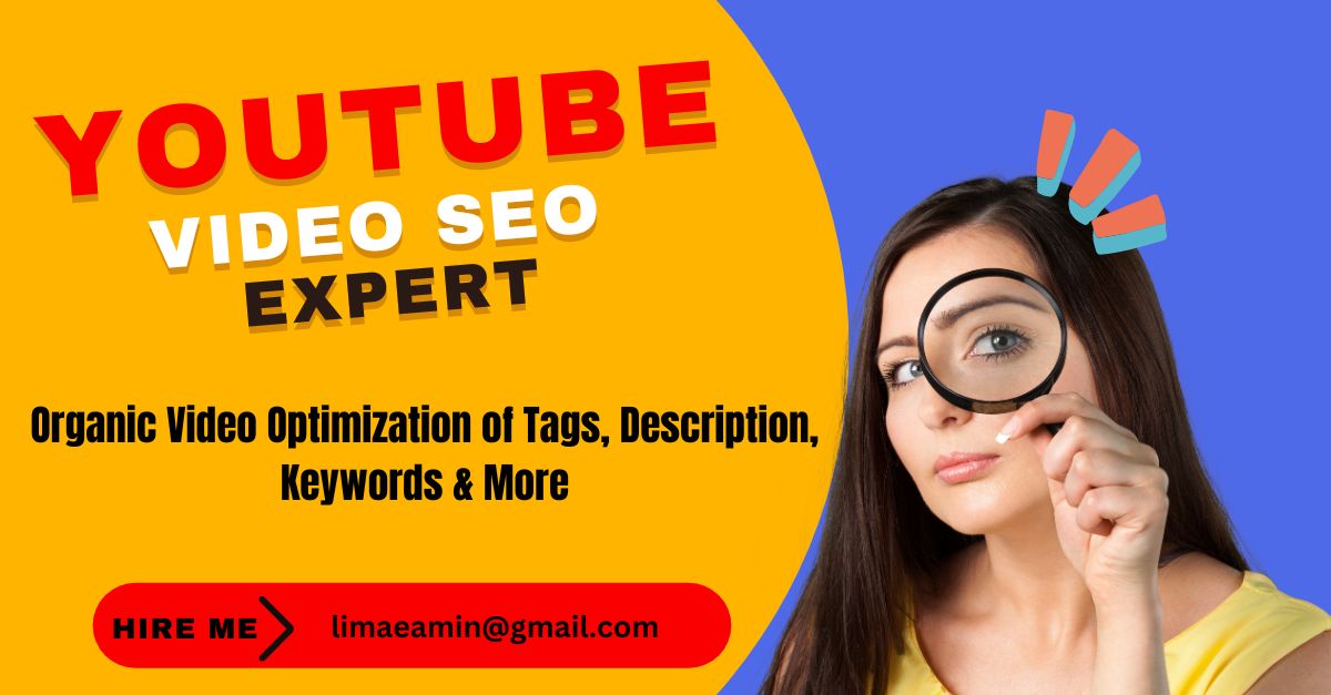 📷I will help you attract new viewers and increase the ranking of your videos for some keywords. 
📷📷fiverr.com/s/vlaaEN
📷📷Contact. limaeamin@gmail.com
#youtubeseo #youtubepromotion #youtubemarketing #youtubevideoseo #seo #advertising #contentmarketing #digitalmarketing