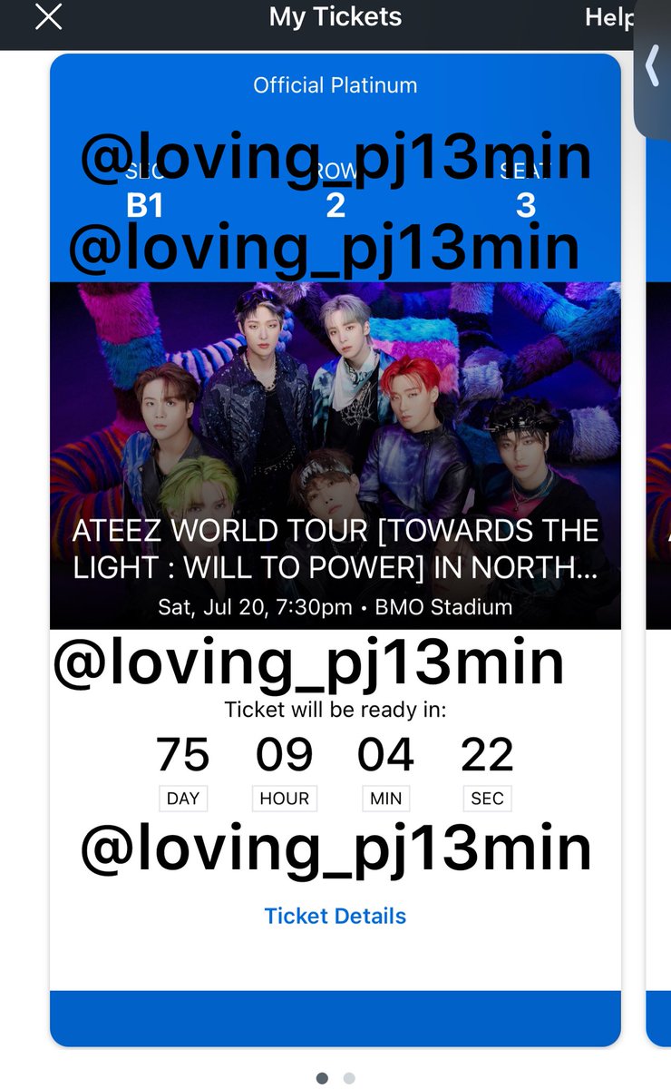 loving_pj13min's tweet photo. WTS 2 TICKETS TO TO ATEEZ AT BMO STADIUM SATURDAY SHOW 07/20

PRICE: FACE VALUE $780 (OFFICAL PLATINUM)  PER TICKET

* PRICE IS NEGOTIABLE DUE TO HIGH FV PRICE*

dms are open for inquiries
#ATEEZTOUR #ATEEZtickets
#TowardsTheLight #Ateezworldtour #TowardsTheLightLA #ATEEZinLA https://t.co/p4x8ygRDet