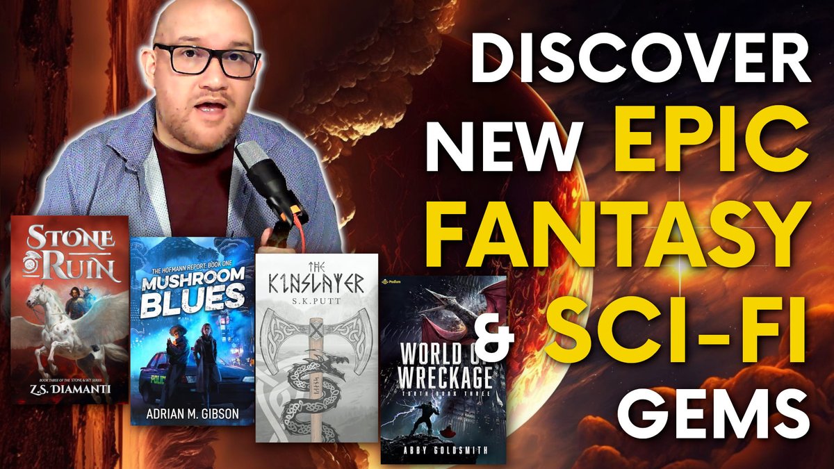 A lot of great fantasy and sci-fi books in my new video, Previews, Reviews, reading updates ready for you. Enjoy! (links in the comments)
