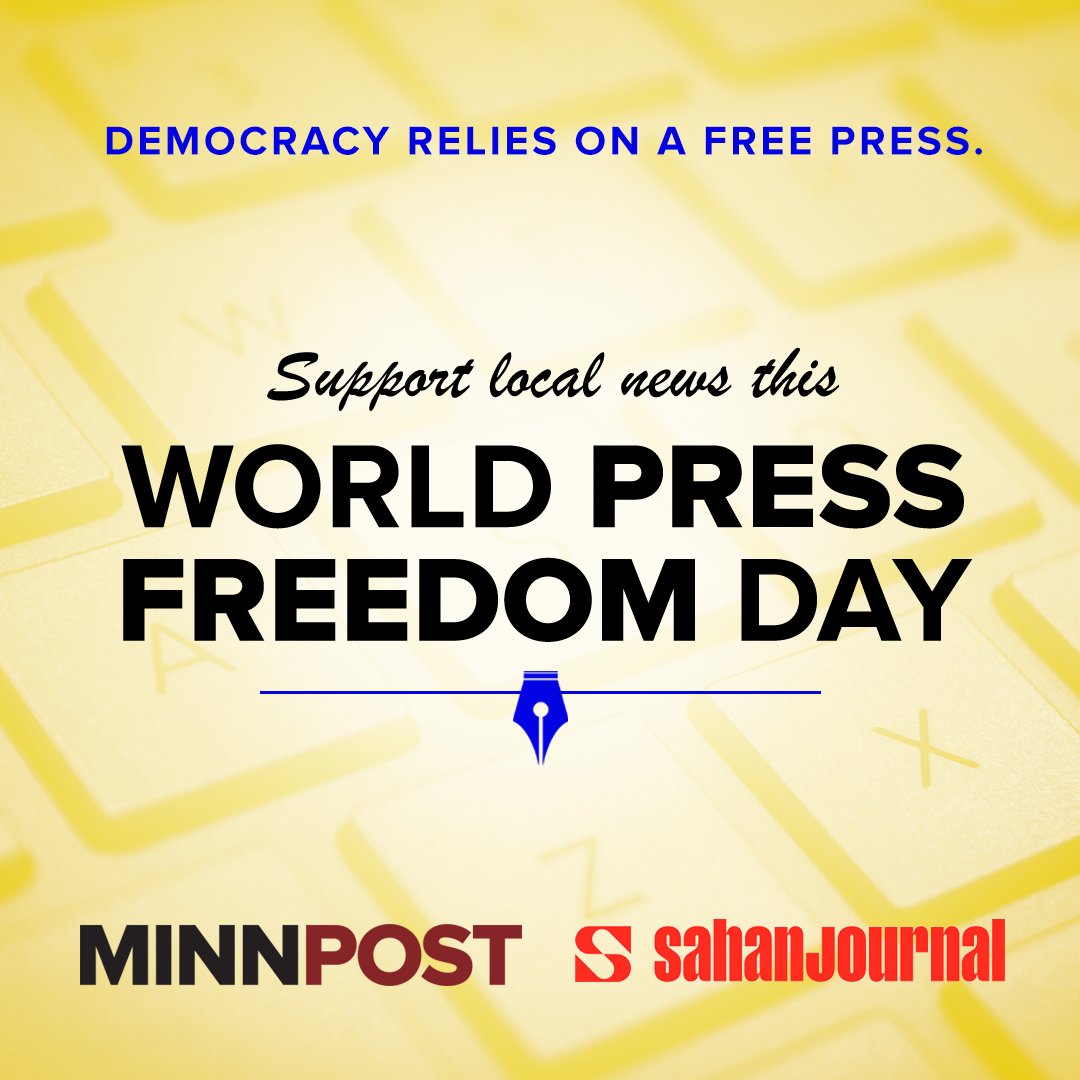 We're close to unlocking a matching gift for World Press Freedom Day! A donation supports both MinnPost and @SahanJournal so that we can continue to provide independent journalism for Minnesotans. Give today and triple your impact➡️bit.ly/3WmssQB