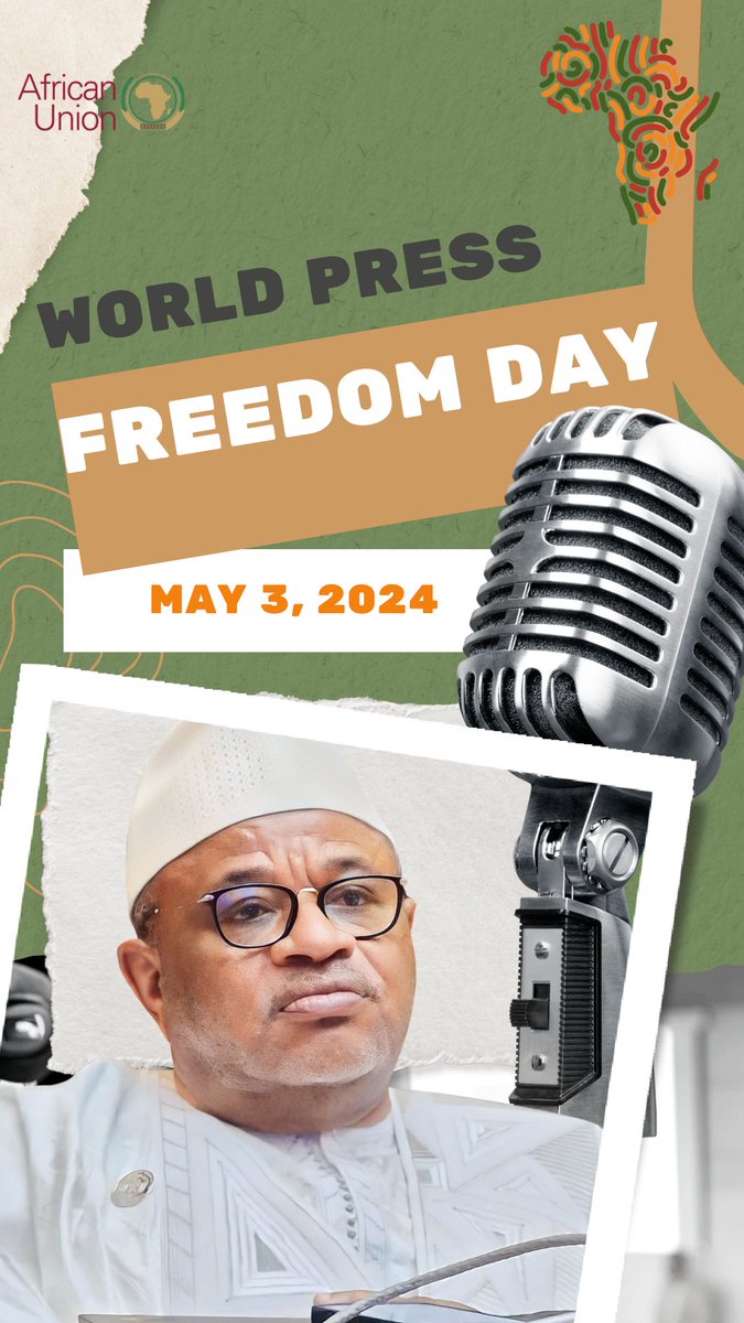 On the occasion of ‘World Press Freedom Day’, I would like to offer my full support to all journalists around the world, particularly those working in Africa, for their professionalism, dedication and resilience. 1/2 @WPFD_TZ #WorldPressFreedomDay