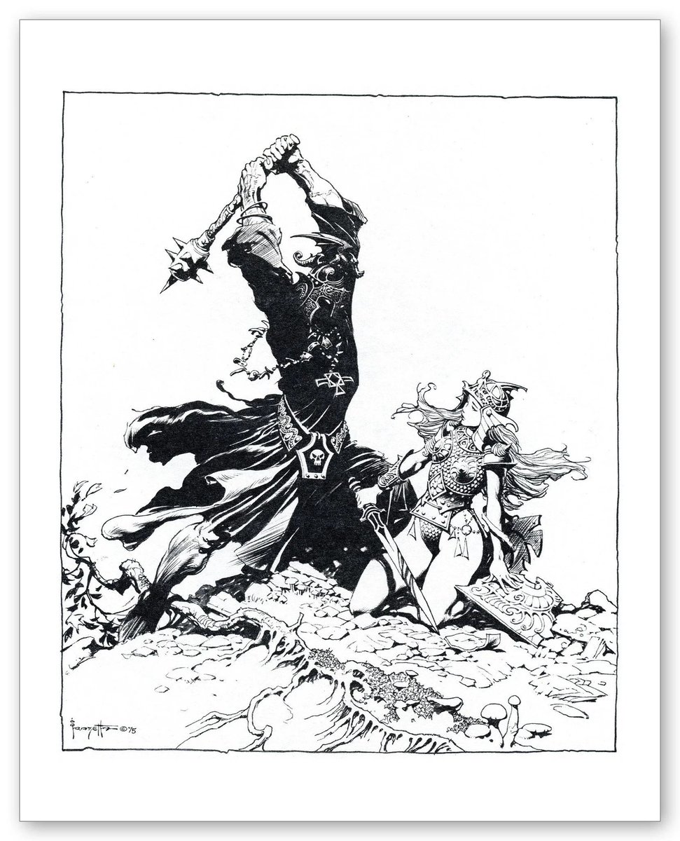 The thing I like the best about Frank Franzetta's EOWYN VS THE NAZGUL LORD is that Eowyn was disguised as Dernhelm, just another one of the boys. Which means that this is how all the Rohirrim were dressed.