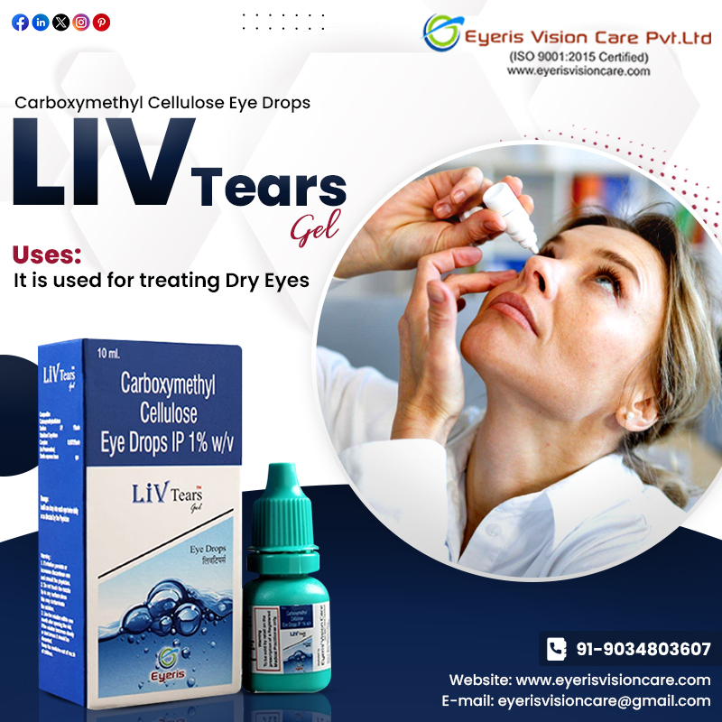 Introducing LIV Tears Gel Eye Drops
It is used for treating Dry Eyes
#Eyedrops #Eyedropfranchise #Franchisebusiness #Franchisebusinessopportunity #Ophthalmic #Ophthalmicdrugs #Ophthalmology #Ophthalmologist #Eyedrops #Pcdfranchise #Pcdpharma #Pcdpharmacompany