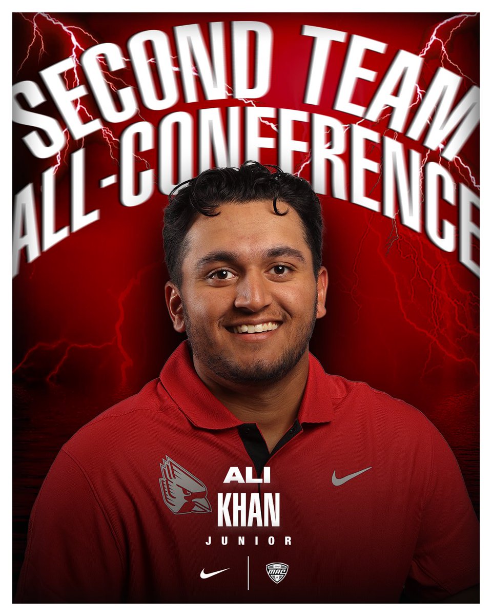 Congratulations @theali_khan on earning All-MAC Second Team honors‼️⛳️ 📝tinyurl.com/37b9ek2z #ChirpChirp x #WeFly