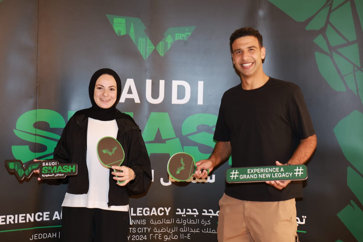 Dressed up and ready to shine 🌟😊

#SaudiSmash #ExperienceAGrandNewLegacy #TableTennis #PingPong