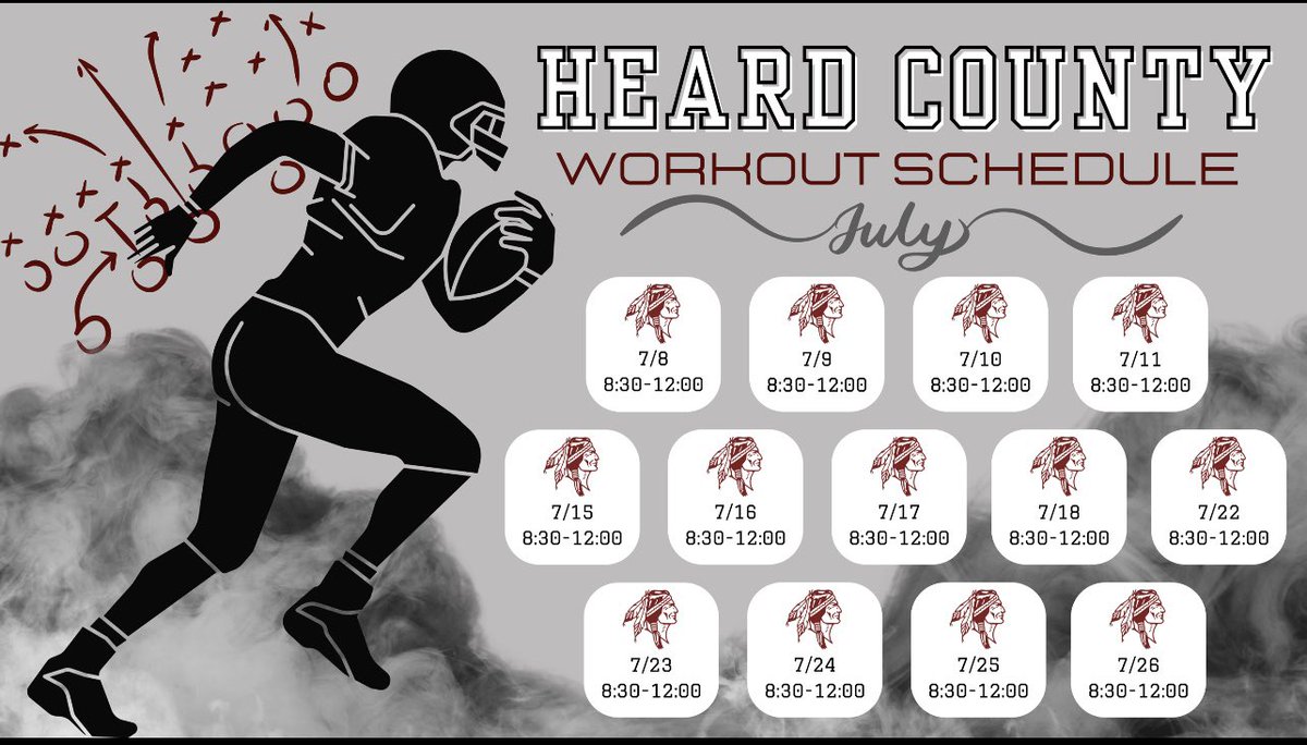 It’s about that time!! Football season is coming!! Dates for the Spring Combine and Summer workouts are listed in the graphics below! #TheHCway #LetsWork23