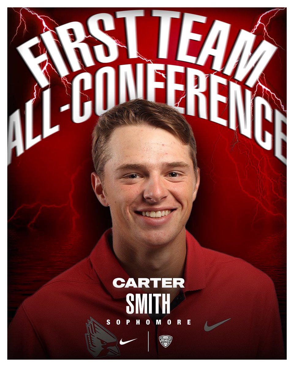 Congratulations Carter on earning All-MAC First Team honors‼️⛳️ 📝tinyurl.com/37b9ek2z #ChirpChirp x #WeFly
