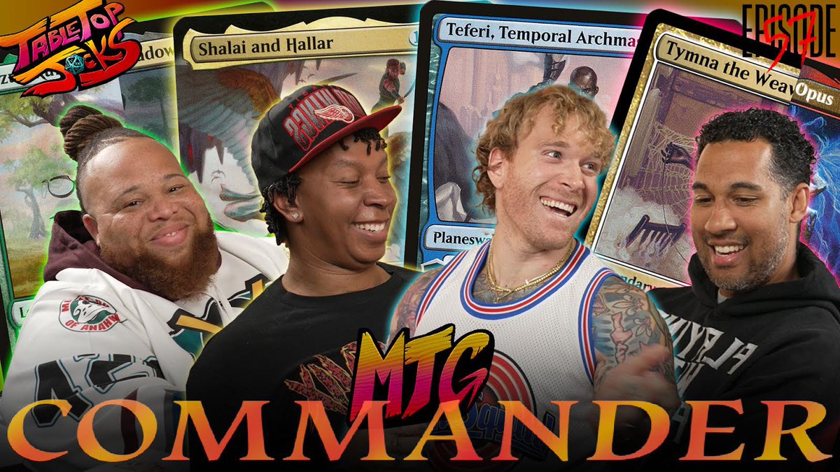 Check out the latest Commander Gameplay episode of TTJ w/ @KingCash_7191 @RawMagicGroup_ & @HigherMTG out now on YouTube!