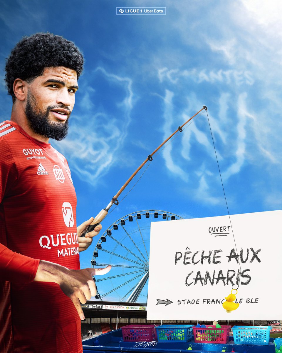 𝐋𝐀 𝐏Ê𝐂𝐇𝐄 𝐄𝐒𝐓 𝐎𝐔𝐕𝐄𝐑𝐓𝐄 🎣

Voici mon affiche pour la 32e journée de @Ligue1UberEats face au FC Nantes 🏴‍☠️