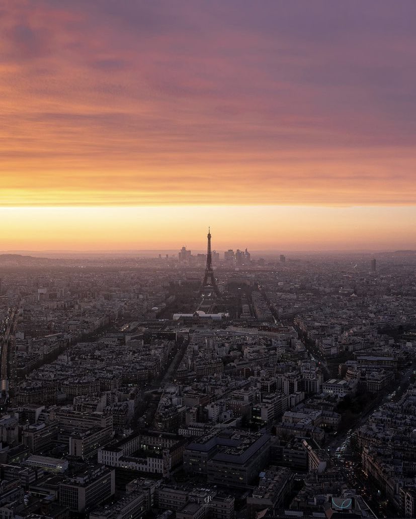 Sunset over Paris 🌅