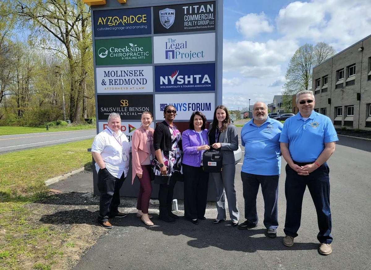 Today, County Legislator <a href="/billricard/">County Legislator Bill Ricard</a> and Deputy Minority Leader Paul Burgdorf stopped by <a href="/TheLegalProjec1/">The Legal Project</a> to deliver a new automated defibrillator (AED) to their outstanding staff. These life-saving devices are a necessity and provide quick rescue in events of cardiac emergency.