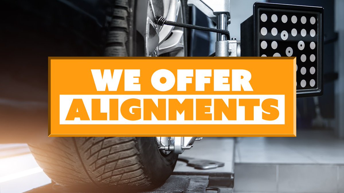 Poor alignment can cause your tires to wear unevenly or even prematurely, ask us about our alignment services.