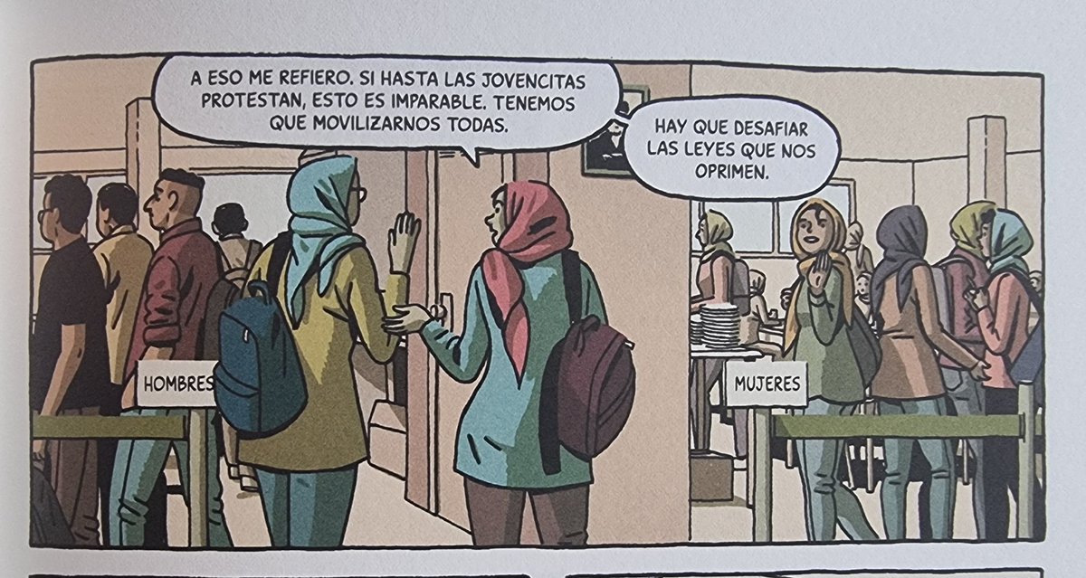 Hay que desafiar las leyes que nos oprimen. Sublevarse a los 20 años, Paco Roca y Farid Vahid, en Mujer Vida Libertad, coordinado por Marjane Satrapi, traducción @CarlosMayor @ReservoirBooks