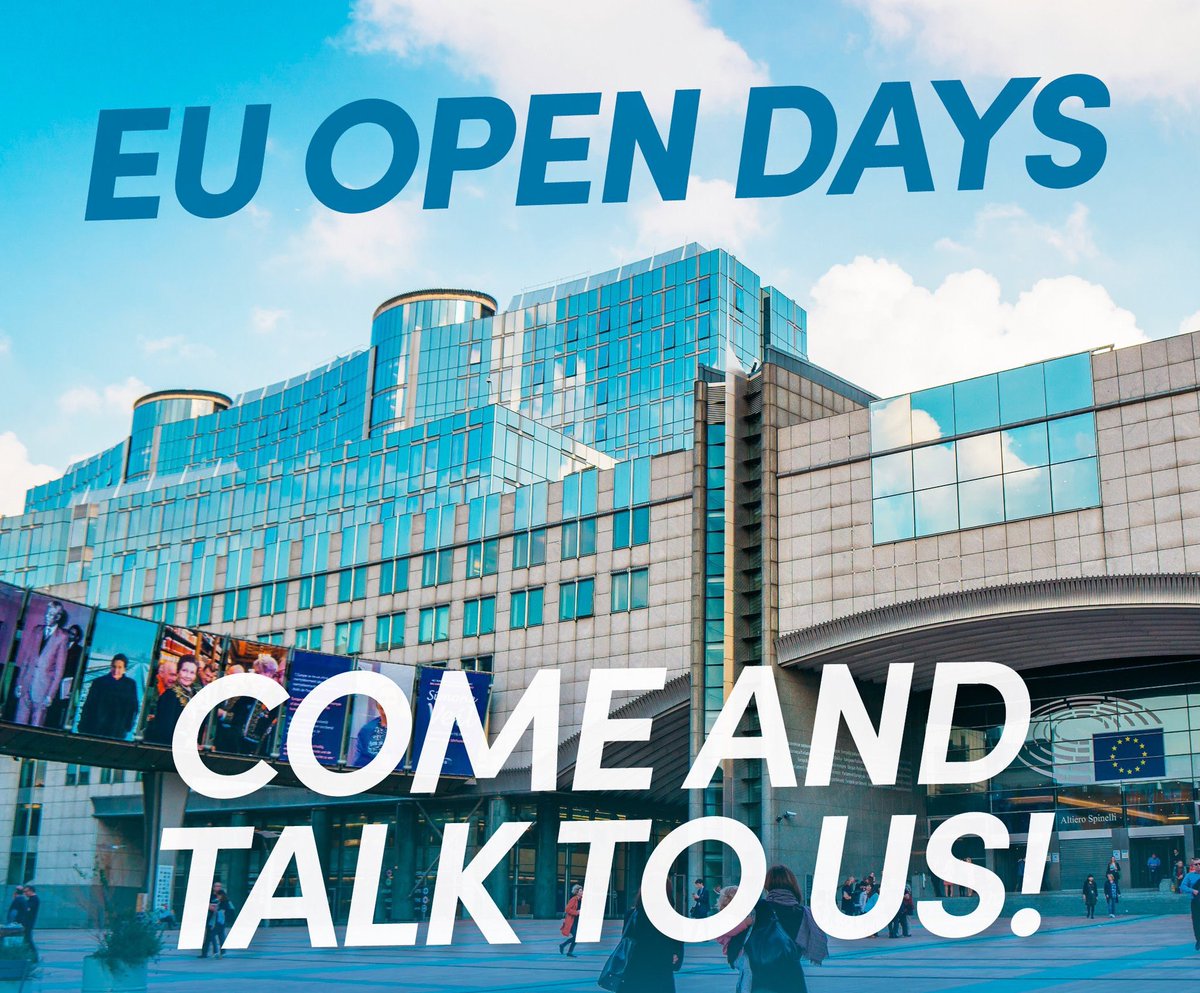 Tomorrow, May 4, the #EUOpenDay takes place in #Brussels and the 🇪🇺 Institutions will open their doors to the public. Want to get to know us and our policies better? Come speak to us in the European Parliament from 10:00-18:00 CET! @Europarl_EN