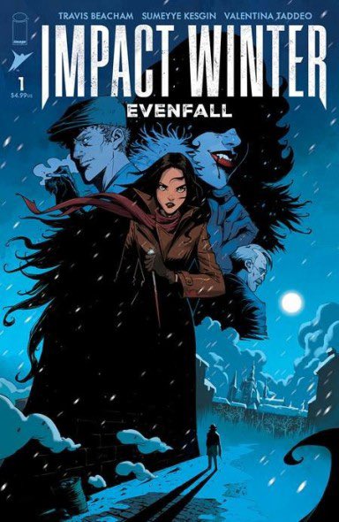 Excited to announce: I’m a part of the team #ImpactWinter Evenfall one-shot! As a fan of the audio series, it’s a great honor to work on this project. Writer: @travisbeacham Colors: #valentinataddeo Coming in July @Skybound @ImageComics