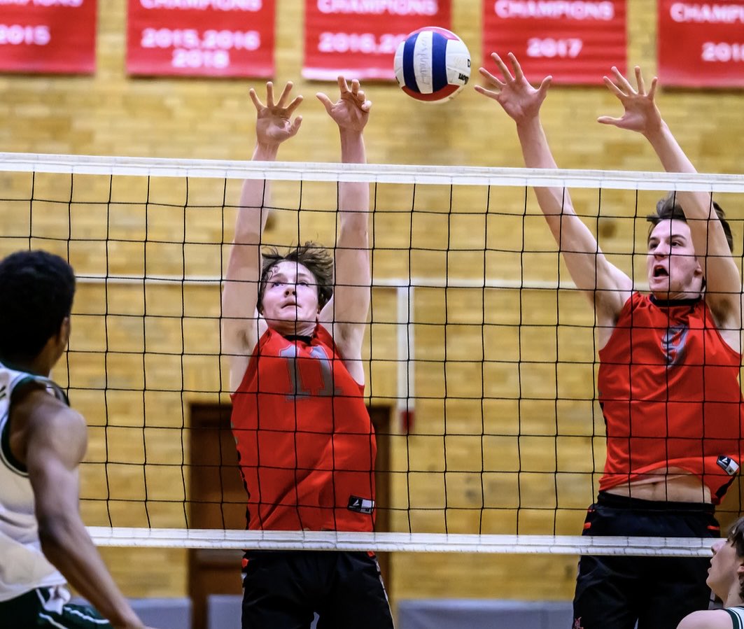 Welcome to the BLOCK CLUB! 
Our MH, Aidan Rodriguez had 6 blocks in our last game. 
5 Kills!