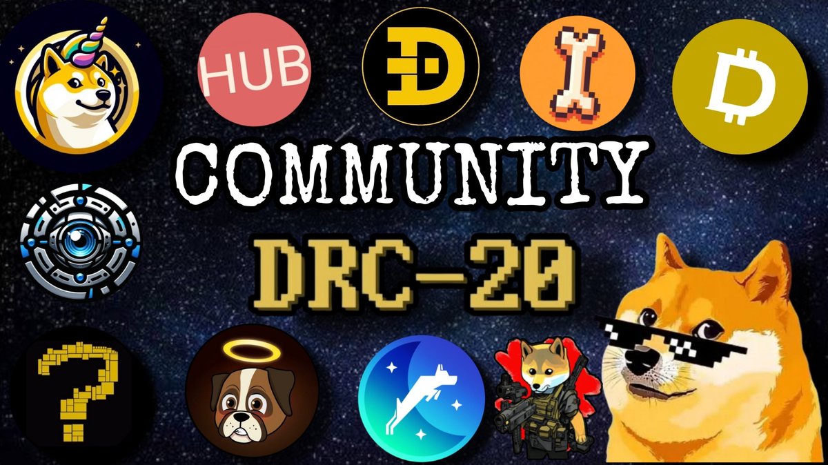 📣COMUNIDAD #DRC20 🚀🚀🚀
Sitio Oficial Para Comprar Tokens DRC-20: doggy.market

💥Tutorial Como Crear Una Wallet En Doggy Market: youtu.be/FqrmoTNttFo?si…

💥Tutorial De Como Comprar Tokens DRC-20:youtu.be/Sw5mhyiaZps?si…