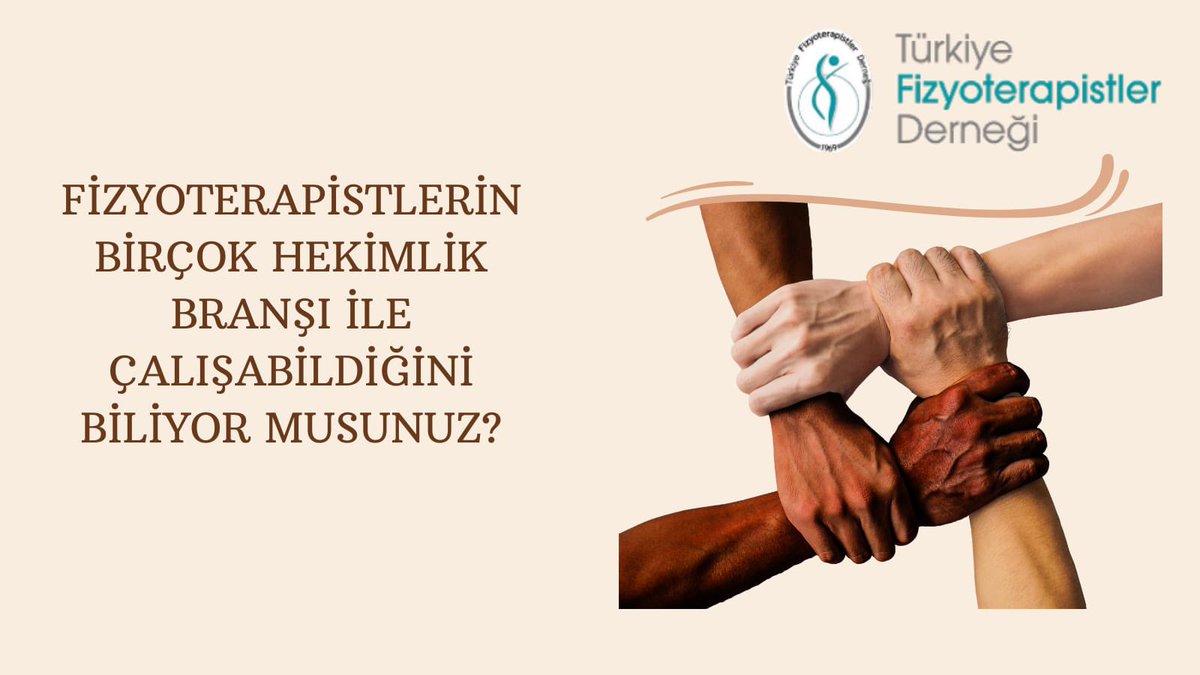 Fizyoterapistlerin bir çok hekimlik branşı ile çalışabildiğini biliyor muydunuz?

#EnindeSonunda