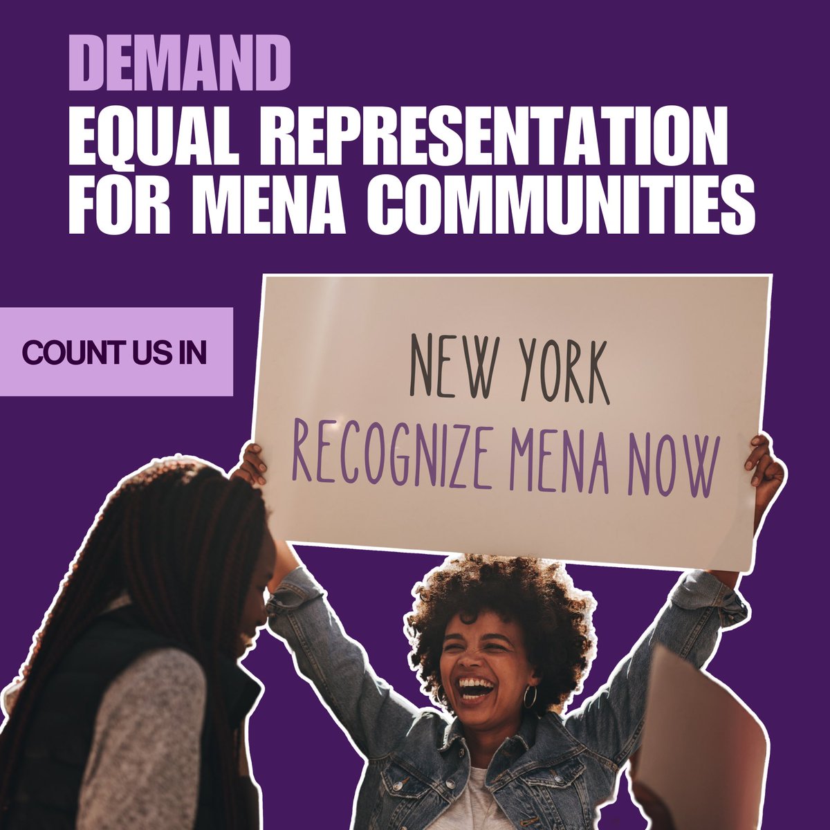We need data about Middle Eastern & North African communities to be separate from the “White” category. It will help us understand & advocate for them in decision making & resource allocation. Email your reps. Urge them to recognize MENA communities in NY!actionnetwork.org/letters/recogn…