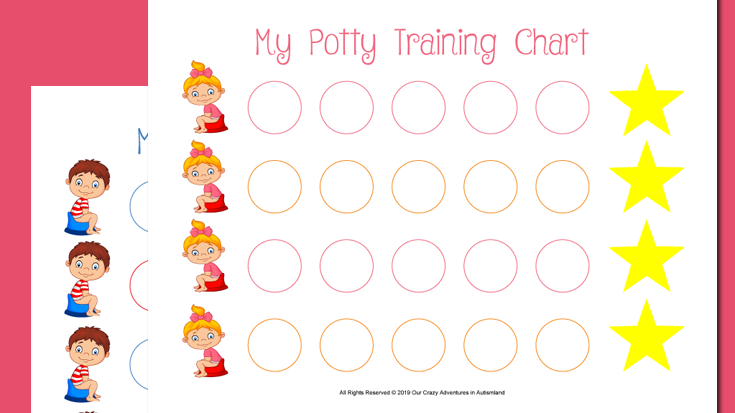 Download these potty training charts that are good for any gender. 
Autistic children love charts/visual schedules to help them know what to expect

Get yours here: ourcrazyadventuresinautismland.com/product/potty-…

#autismland #autistic #autism #pottytraining #lifeskills #safetyskills #hygieneskills