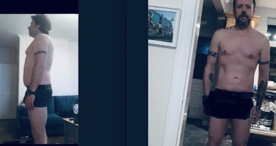 RobJ2379's tweet photo. 11 months transformation. It’s not hair I’ve lost https://t.co/AN8rbr4mqN