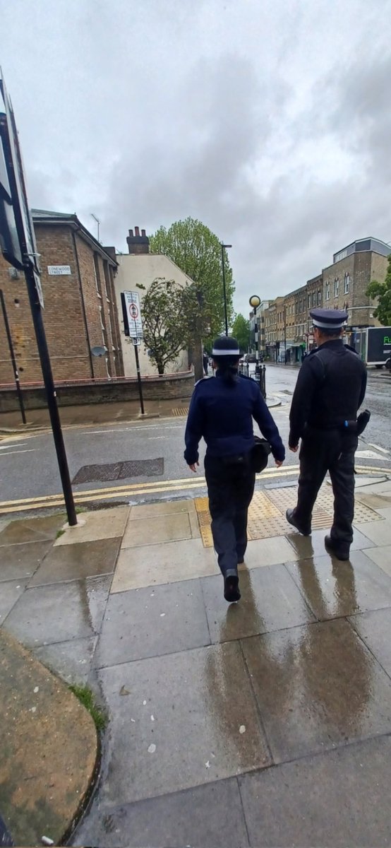 Never mind the weather. Patrols around Highbury Quadrant tackling ASB  #neighbourhoodpolicing