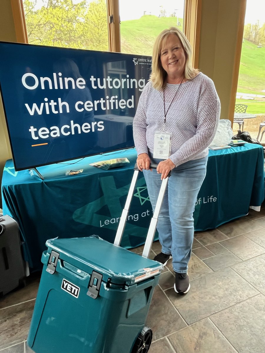 Congratulations raffle winner, Sandra Kluk! Sandra is a social worker with Taylor Virtual Learning Academy. 

#MichiganAlternativeEducationOrganization #AlternativeEducation #OnlineEducation #VirtualSchool