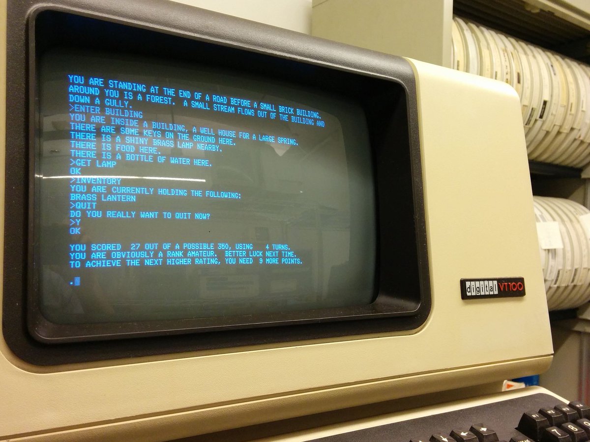 _factualgamer's tweet photo. 🎮 Did you know? "Adventure," created by Will Crowther in 1976, is often considered the first-ever RPG video game! Dive into text-based exploration and puzzle-solving that laid the foundation for gaming adventures to come. 🌟🕹️ #FirstRPGGame https://t.co/N8Z3gBD51W