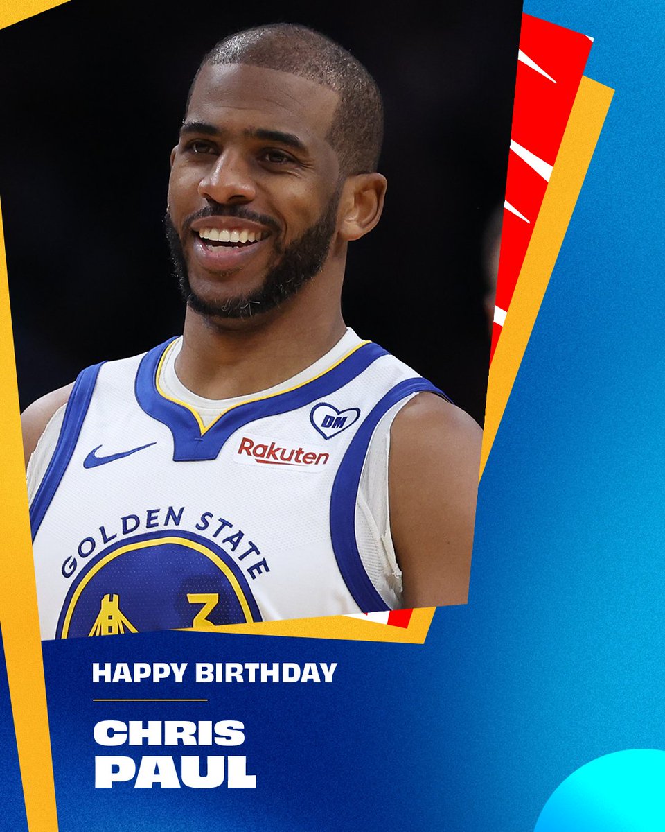 今日は #クリス・ポール 選手のお誕生日です。 HAPPY BIRTHDAY @CP3 🎂🎁