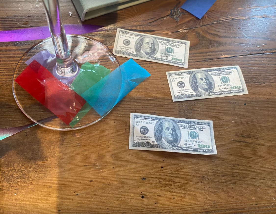 We ran into a Founding Fathers-themed bachelorette party at the Union Oyster House in Boston. Later, we went into a bar we had no idea we were too old for. Bouncer asked: “Why are you here?” Us: “Um, to drink.” Inside, they were setting off confetti poppers with tiny Benjamins.