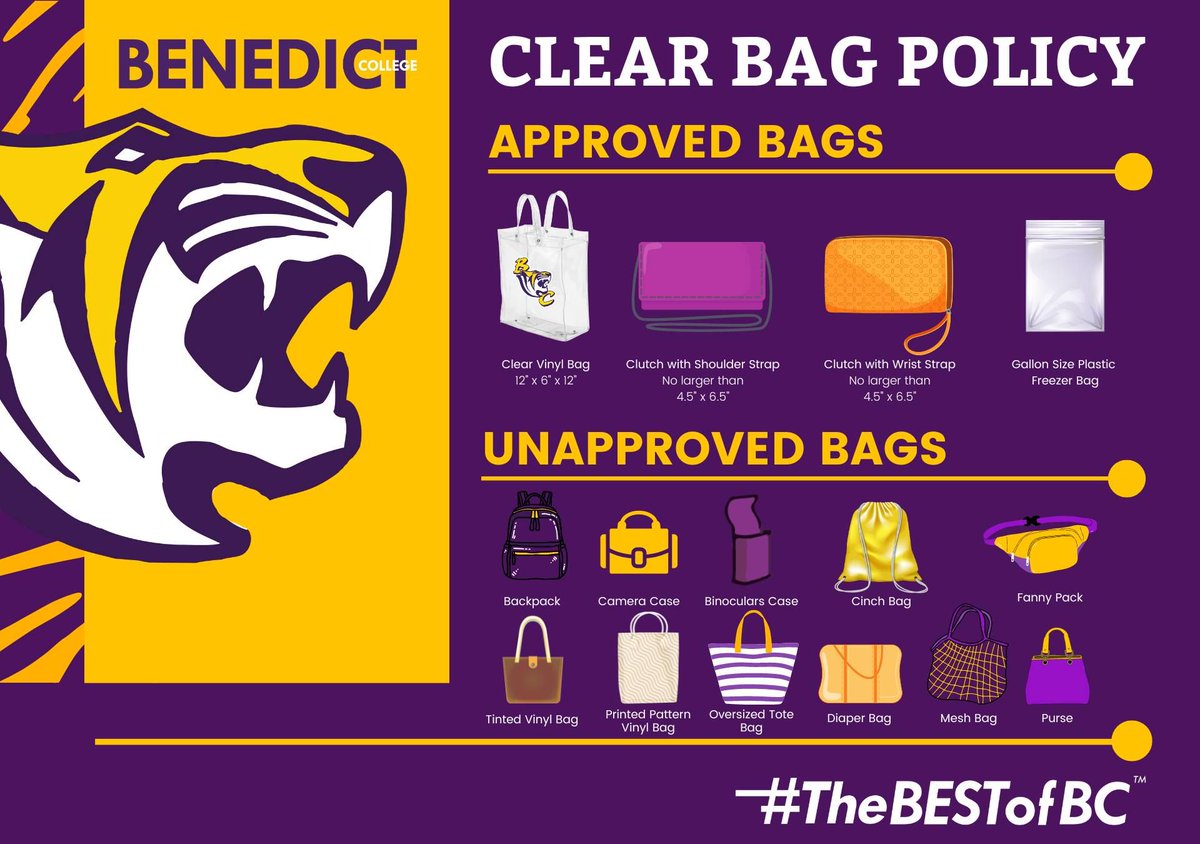 Our One Hundred Fifty-Fourth Commencement Ceremony is tonight at 7:00 p.m. Please review our Clear Bag Policy to make sure you are in accordance. buff.ly/4doCc2C