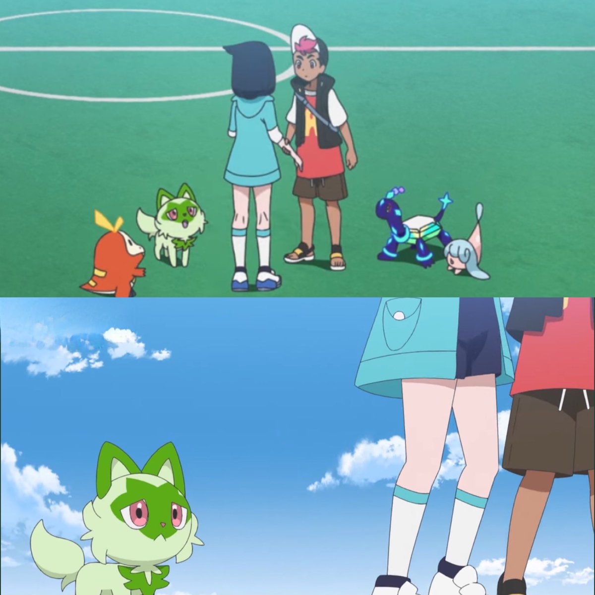 Roy can be angry and aggressive in some situations. During battles and while he's protecting Liko. Among the 3, Roy and Liko are the closest, Liko is ready to die for him, but compared to Liko who is passive-gentle, Roy can be dominant-aggressive.

#anipoke #PokemonHorizons #Roy