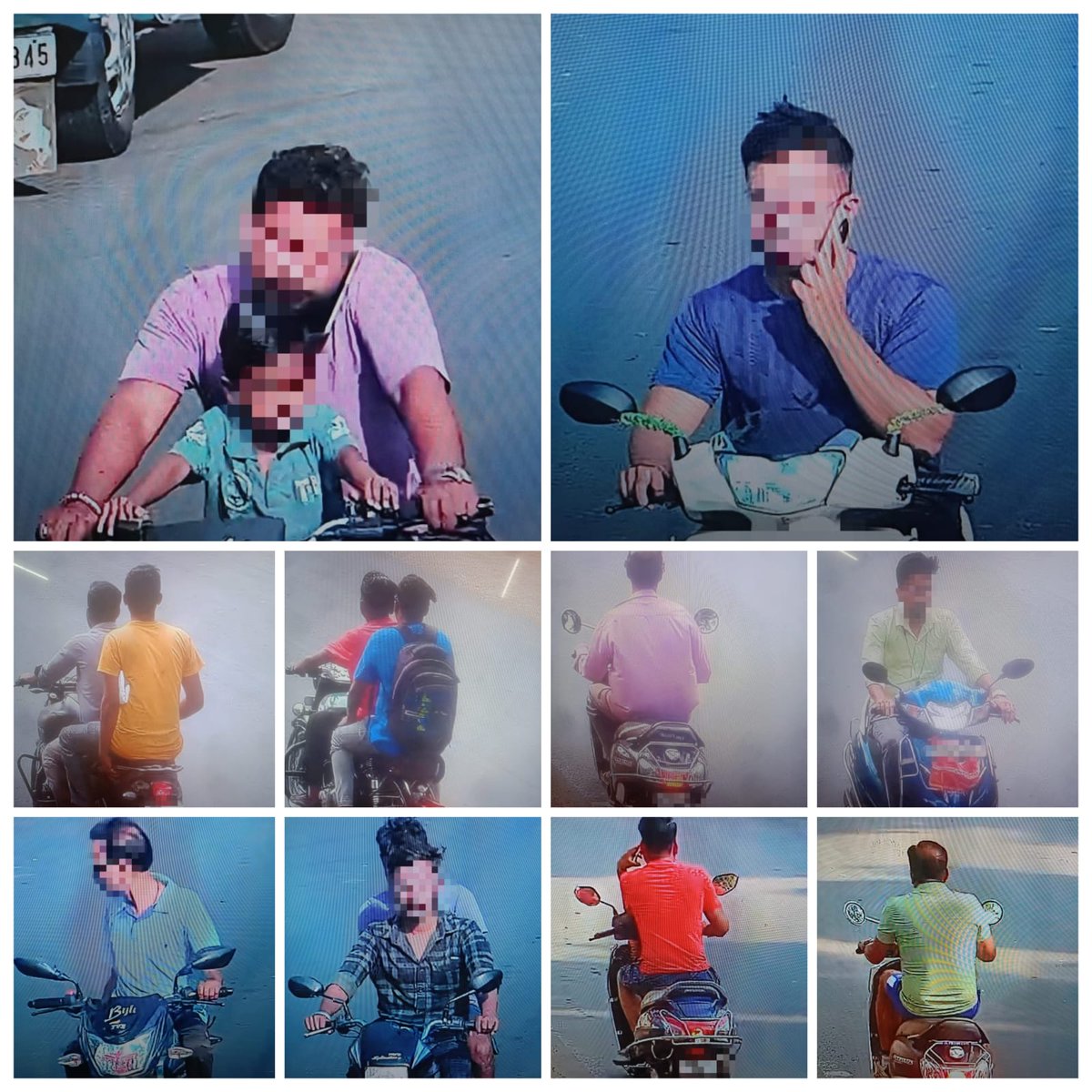 Follow the traffic rules, save your life # 174 vehicles have been fined in Rs.1,93,000/- for triple riding on M/C, with out helmet & using mobile while driving in last 24 hrs by using #CCTV installed in #Koraput_Town. #Observe Traffic Rules. @STAOdisha @DGPOdisha @digswrkoraput