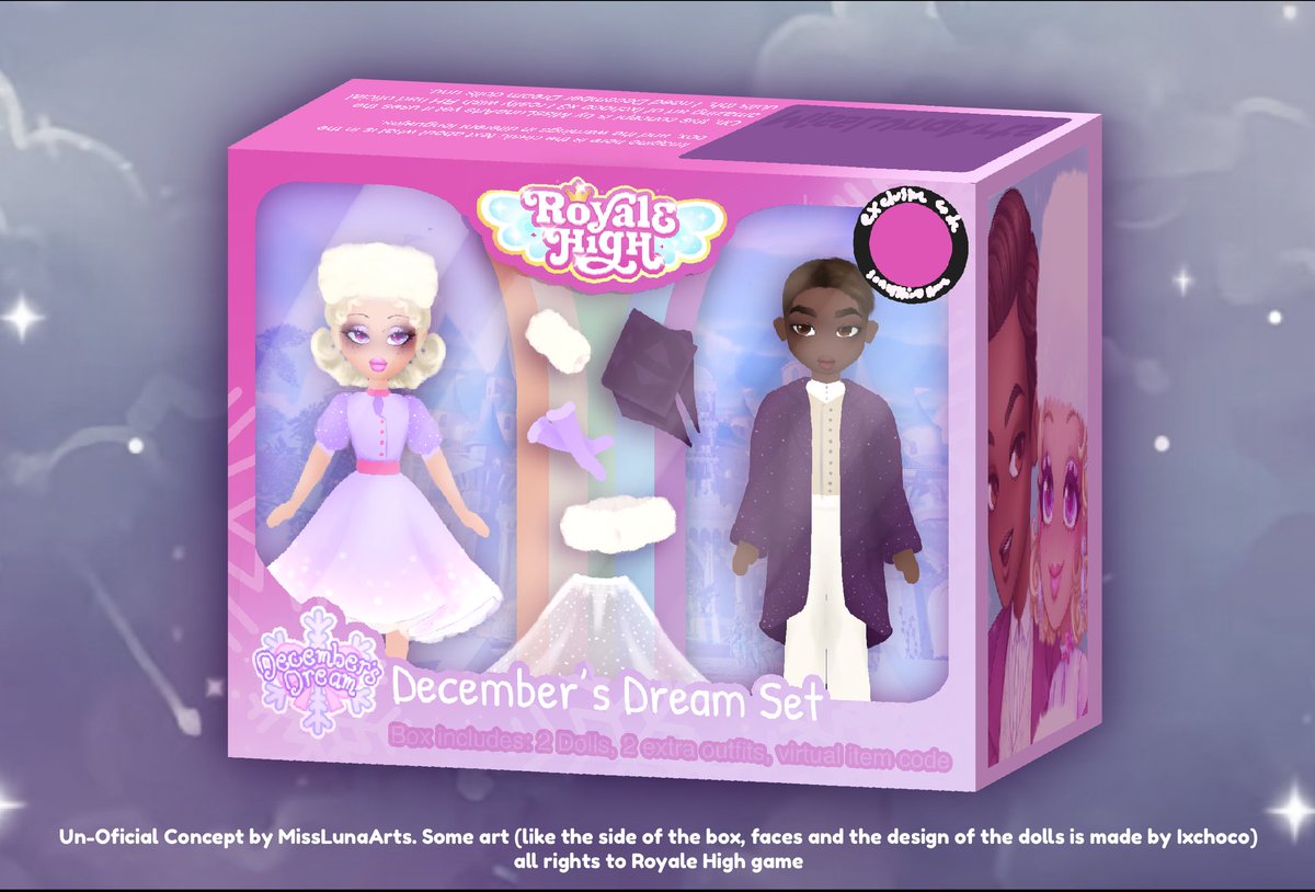 Ngl.... when i heard RH was doing toys i really hoped it was something like this :(

(Concept by me, used some Ixchoco art to speed the concept making)

#royalehigh #Royalehighconcept #Concept