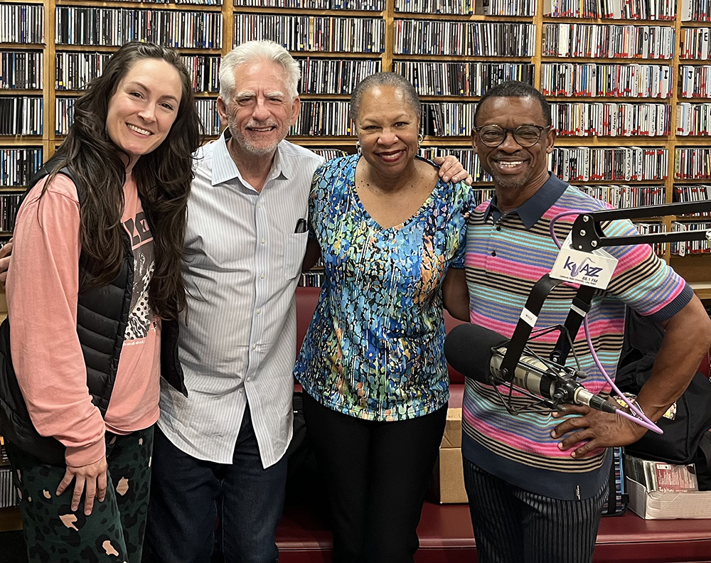 Sara Gazarek and David Benoit make way in the studio for for Rhonda Hamilton and Clayton Cameron!

Show your support for KJazz and help us reach that $20,000 goal we have today when you call 800-767-3688 or visit jazzandblues.org.