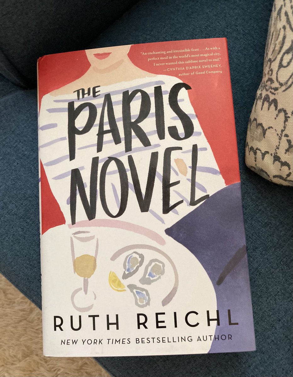 The Paris Novel by ⁦@ruthreichl⁩ is my #FridayReads.