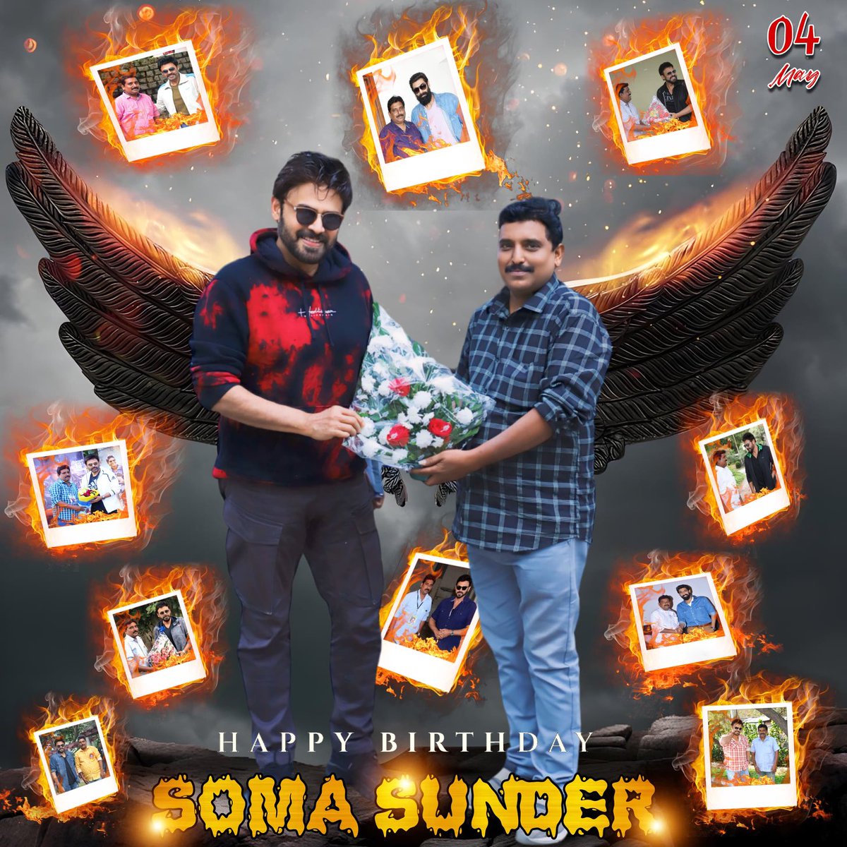 Happy to launch a part of wishing my Brother <a href="/Gadipallsomasu1/">Gadipalli somasunder</a> 
Wishing many more glorious years may celebrate with ur joyfully happeniess 
#VenkyandRanafansTSPresident 
#HappyBirthdaySomaSunder
<a href="/VenkyMama/">Venkatesh Daggubati</a> <a href="/RanaDaggubati/">Rana Daggubati</a> <a href="/SureshProdns/">Suresh Productions</a>  <a href="/BPurnaChander/">Purna Chander Rao</a> <a href="/TSDaggubatiFans/">Telangana Daggubati Fans</a> <a href="/SBDaggubati/">Suresh Daggubati</a>