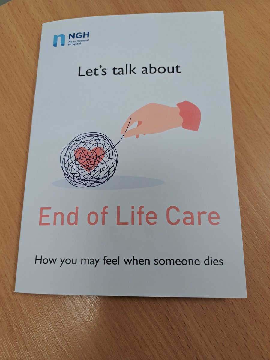 Project Search interns co-developed "End of Life Care: How You May Feel When Someone Dies" with the support of staff in #NaasGeneralHospital. It is a short &amp;simple booklet designed for people with intellectual or developmental disabilities to understand &amp; discuss #EndofLifeCare
