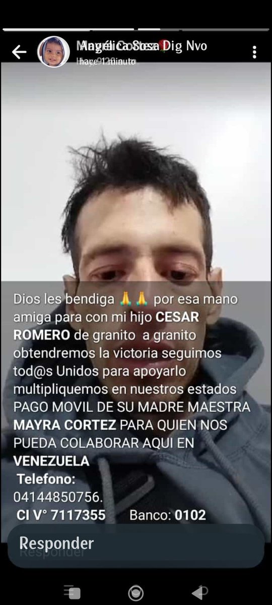 lisbethfh79's tweet photo. No tengo muchos seguidores por este medio , pero solicito por esa via una mano amiga para este amigo cojedeño que está en USA en situación vulnerable, tiene cáncer RT este caso,  gracias de antemano https://t.co/rykDJNLyRA