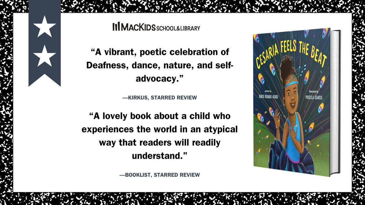 In CESARIA FEELS THE BEAT by Denise Rosario Adusei & Priscila Soares, a deaf girl stands up for herself and takes off her shoes while dancing at her Carnival performance so she can feel the music through her bare feet. Out 6/4! bit.ly/3Ql63z1