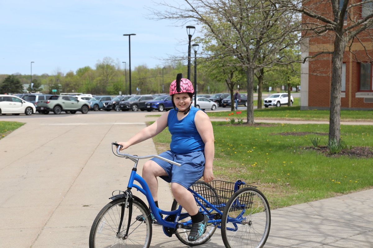 Students at Midlakes Education Center enjoyed some fun bike riding outside today in the beautiful weather! If that's not a great way to spend a Friday afternoon we don't know what is!🚲☀️