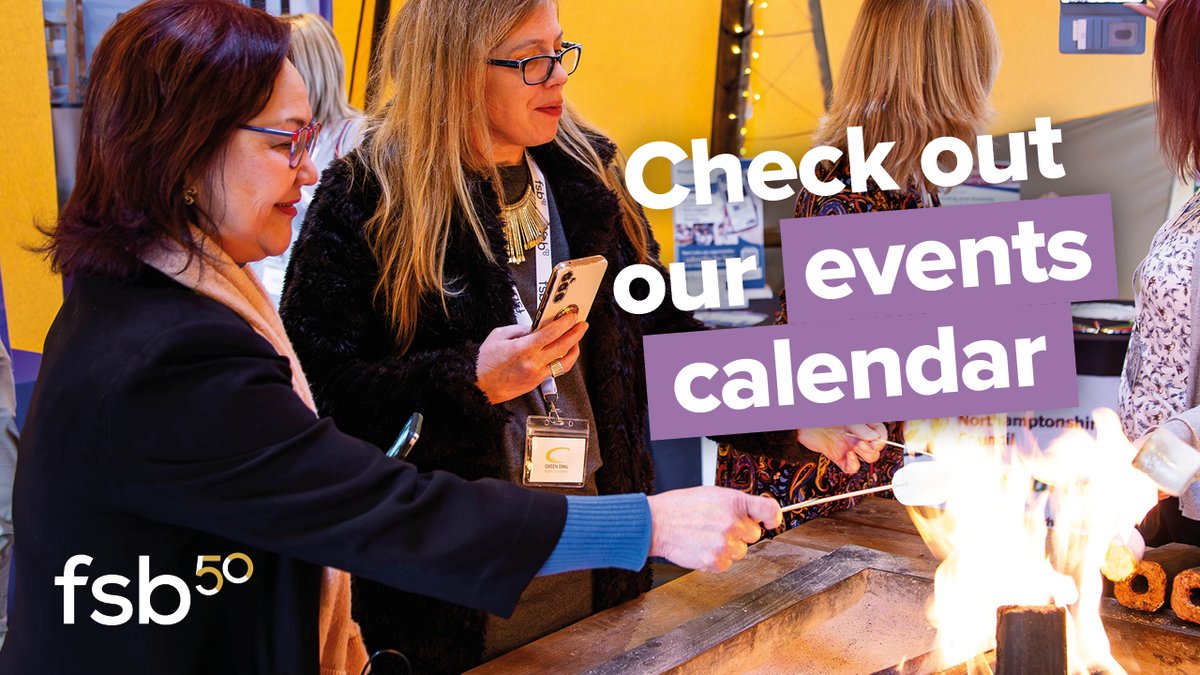 📆 From local networking to business surgeries designed to help you find advice, support and guidance, our events are open to all small businesses & the self-employed across the UK We look forward to seeing you at one soon!👋 Browse our #EventCalendar 🔗 go.fsb.org.uk/3Nkbr4X