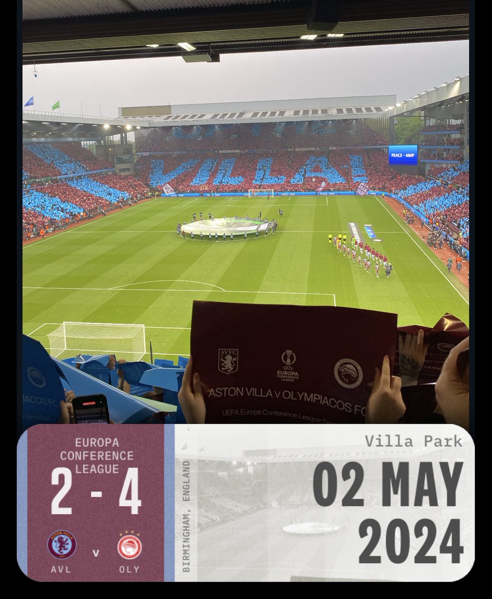 HUNDREDS of Momentos were added from Villa Park last night on @ACMomento. 🤯 A small percentage of the 42,000+ fans in attendance so plenty of room to grow, but really promising nonetheless. I'll be pulling for Emery & co. to turn it around next week in Greece. 💜💙 #AVFC