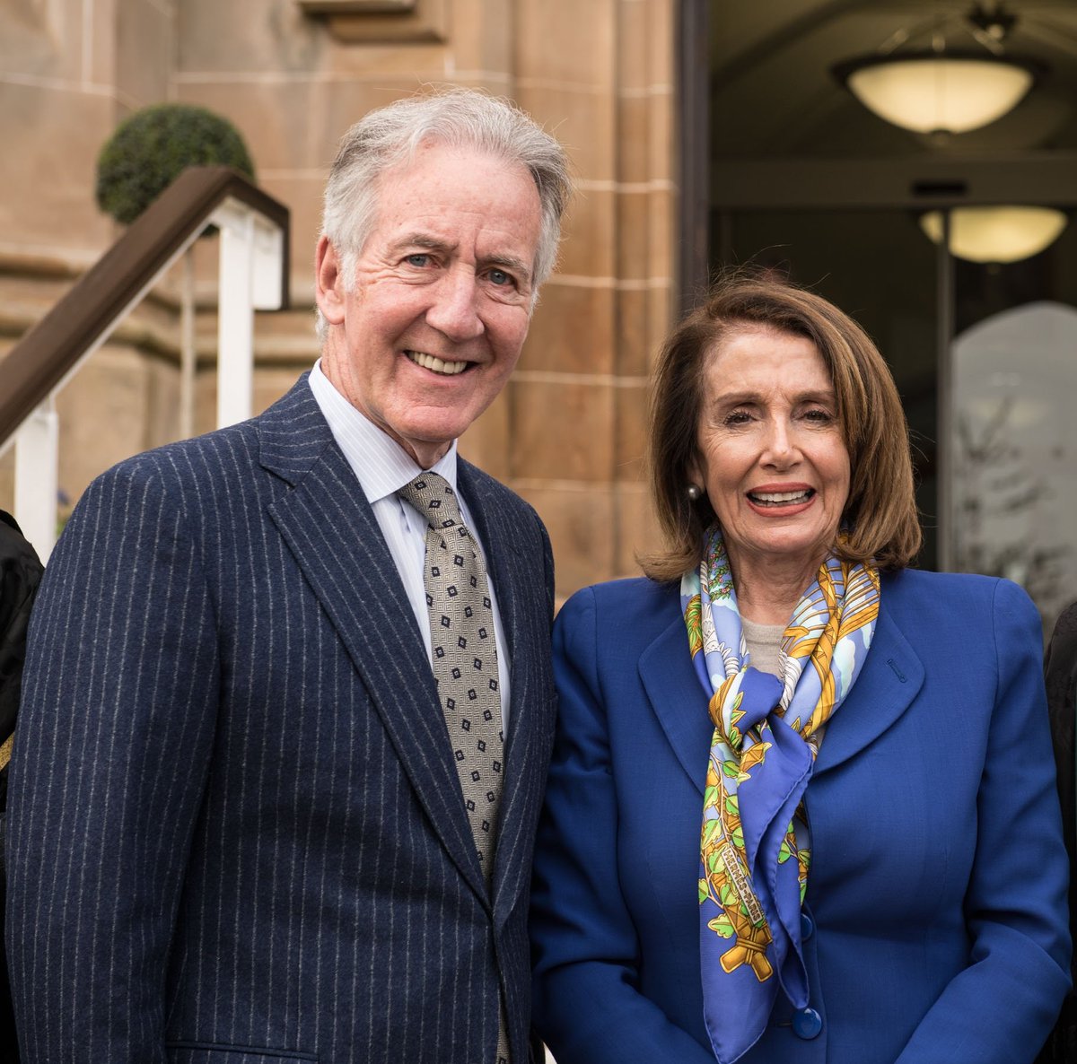 She is America's Speaker. Congratulations to my dear friend and colleague @SpeakerPelosi on receiving the Presidential Medal of Freedom. A well-deserved honor for someone who has broken down barriers and exemplifies what it means to be a public servant.