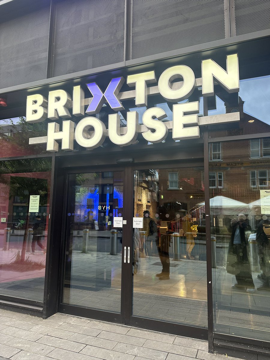 First time at <a href="/BrxHouseTheatre/">Brixton House</a>! What an amazing space. Here for Liberation Squares and <a href="/VaneekaDadhria/">Vaneeka D</a>